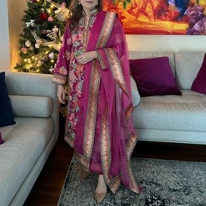 Pakistani designer formal 3 piece